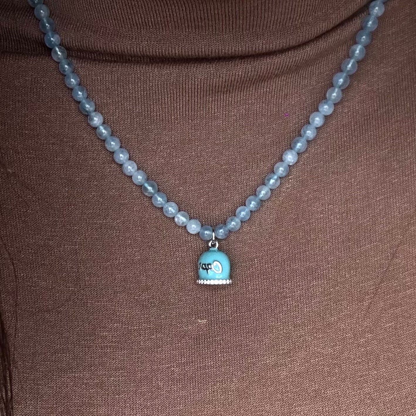 Collana Campanella Capri turchese