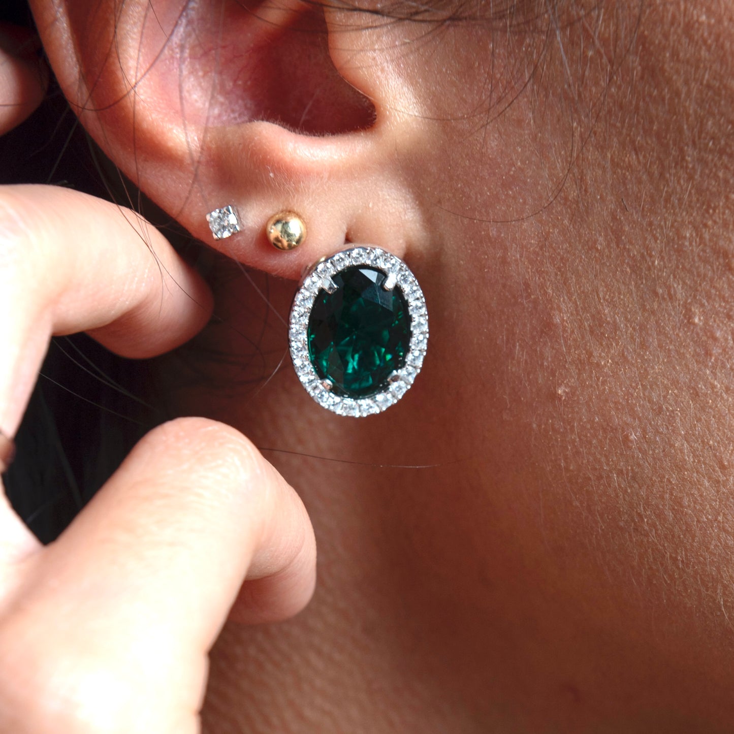 Orecchini Luce Green