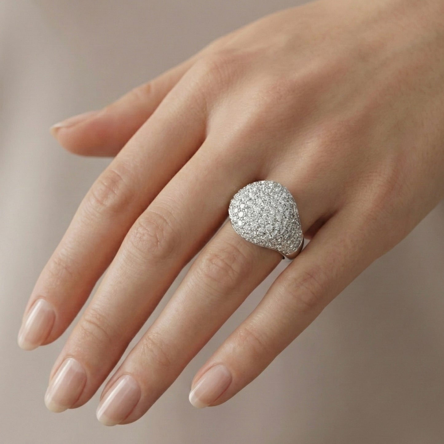 Anello Chevalier Pavè