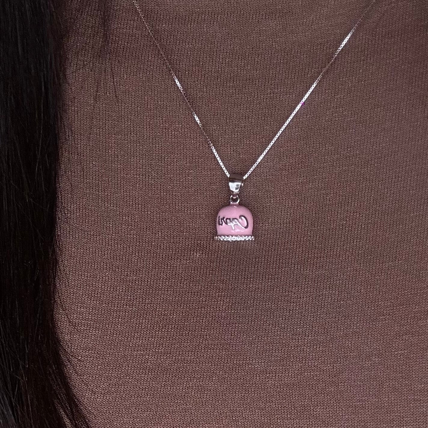 Collana Campanella Capri rosa