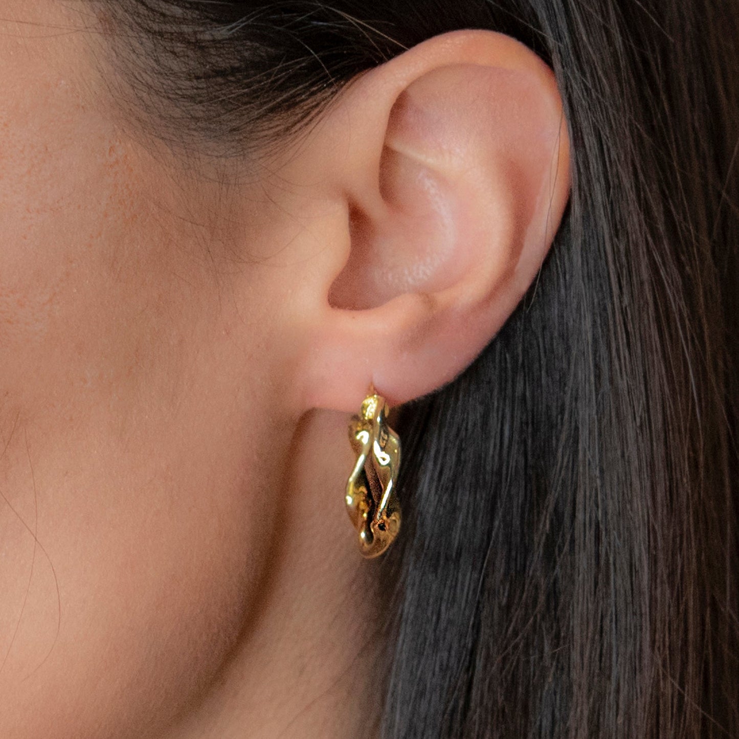 Orecchini Cerchi Torchon