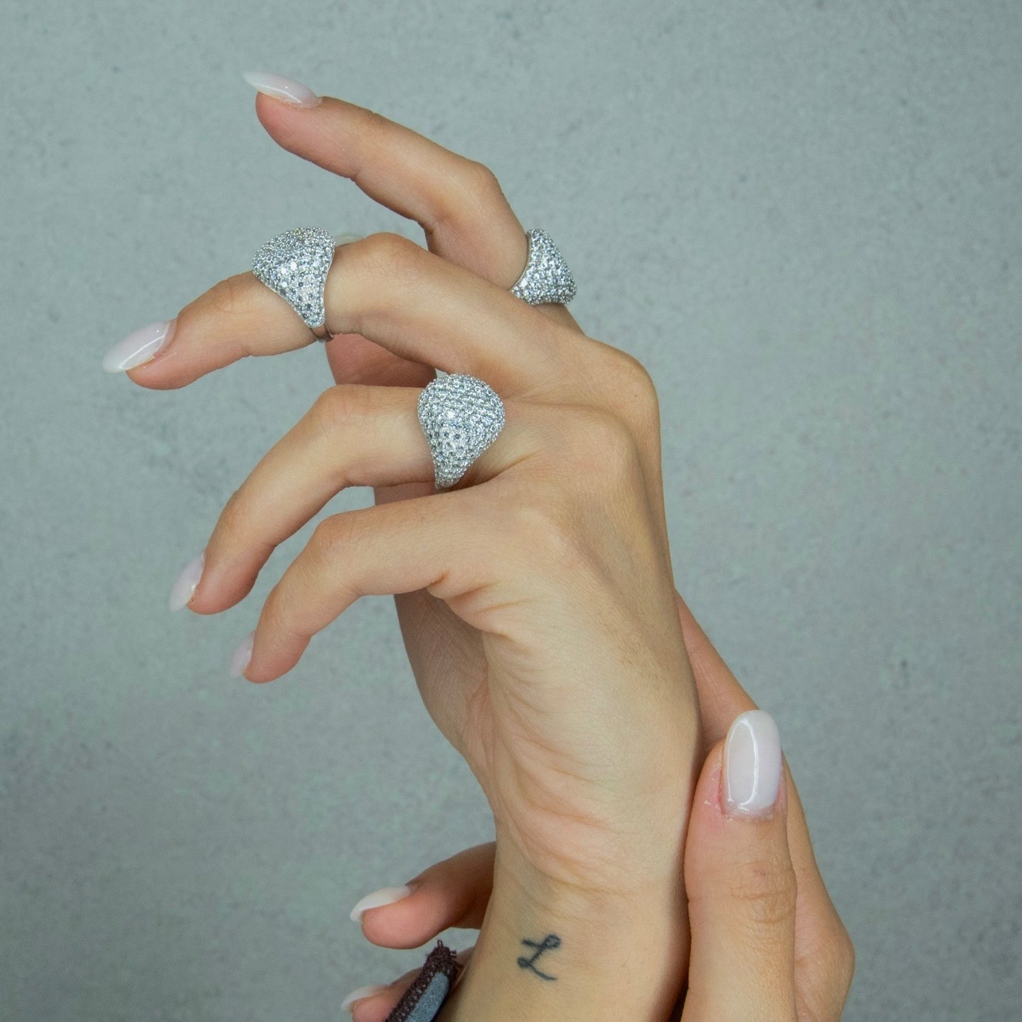 Anello Chevalier Pavè