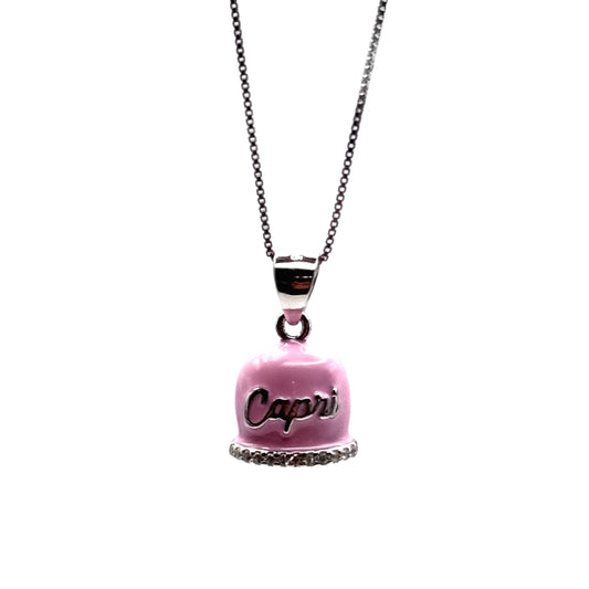 Collana Campanella Capri rosa