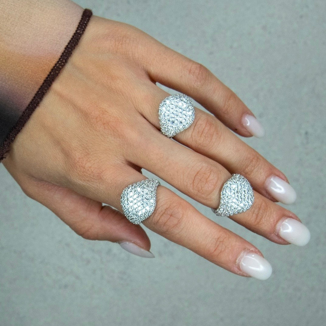 Anello Chevalier Pavè