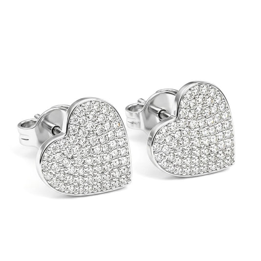 Orecchini Cuori Pavé