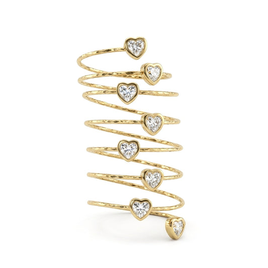 Anello Vortice di Cuori