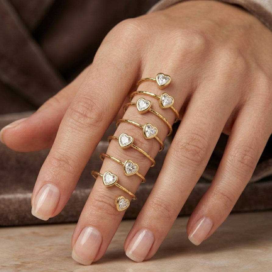 Anello Vortice di Cuori